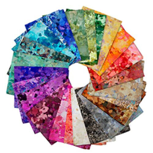 24 Fat Quarters Quilt Baumwollstoff Posten - Quilten Schätze Herkunft Sortiment - Bild 1 von 1