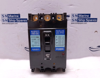 Hyundai HBS-63C Molded Case Circuit Breaker 30Amp 3P 660V