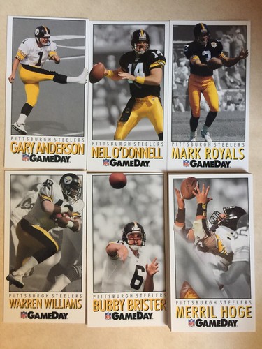 1992 NFL GameDay Pittsburgh Steelers Complete Team Set EBay 1992-nfl-gameday-pittsburgh-steelers-complete-team-set-ebay