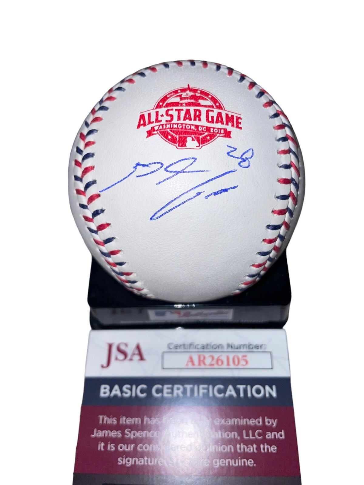 Nolan Arenado Autographed Signed St. Louis Cardinals 2018 All Star Game Baseball Auto JSA 