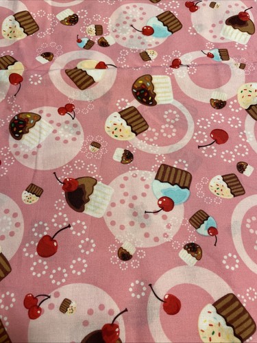 Cupcakes Baumwollstoff. Robert Kauffman By The Yard Neu