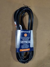 Husqvarna 532198563 10' Ft Extension Heavy Duty Grounded Starter Power Cord -D