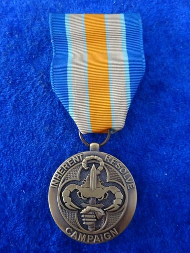 A20-104) NEUER US Orden Inherent Resolve Campaign Medal medal selten im Etui - Picture 3 of 10
