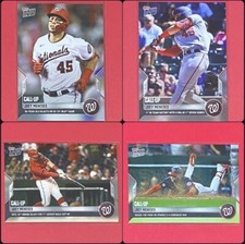 (4) 2022 MLB Topps Now Joey Meneses CALL-UP Nationals #645 #685 #822 #910 SP 🔥