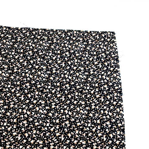 Black Tan Pink White Fat Quarter Fabric Square 100% Cotton 18" x 21" Minimum Cut - Picture 4 of 6