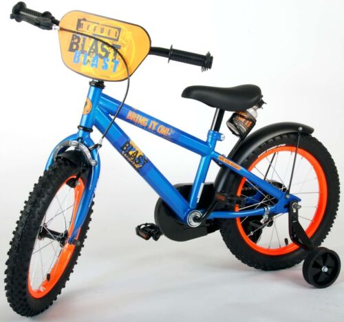 Nerf 16 Pollici Bicicletta Blu 4-6 Anni Rotelle Freno a Mano Contropedale - Picture 13 of 15