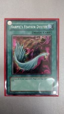 Yugioh Harpie's Feather Duster SDD-003 Unlimited Secret Rare NM except look