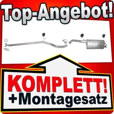 Auspuff für NISSAN MICRA III (K12) 1.5 DCI 82PS 05.2005-2010 Auspuffanlage