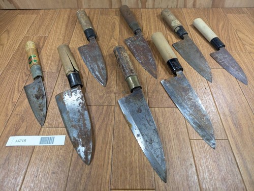 BROKEN DAMAGED Japanese Chef's Kitchen Knife Vintage Japan HOCHO JJ218