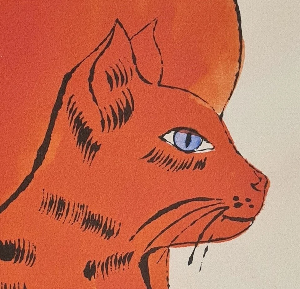 ANDY WARHOL * A Cat named Sam * 50 x 40 cm * signed lithograph *limited # 18/200 - Bild 4 von 4
