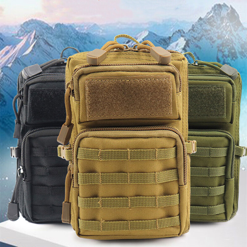 Men Tactical Sling Bag Military Waterproof Chest Bag Crossbody Pack for