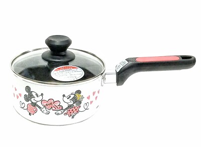 NEW 16cm Disney Mickey & Minnie Mouse Saucepan with Lid Cute Kitchen Gift