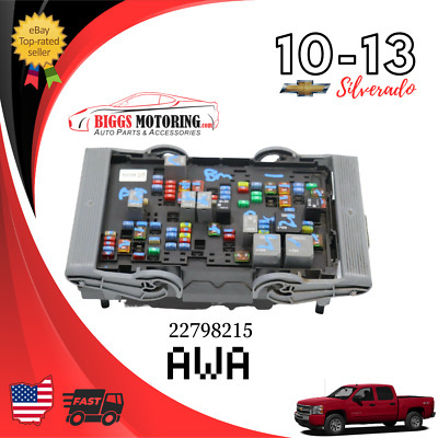 2010-2013 Chevy Silverado 1500 Engine Fuse Box Junction 2010-2013 Chevy Silverado 1500 Engine Fuse Box Junction