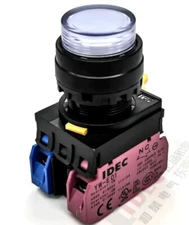 1pcs IDEC Push button Switch with light  YW1L-A2E11QM3W