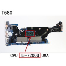 Original for Lenovo ThinkPad T580 Motherboard CPU I5-7200U UMA 01YR248 01YR249