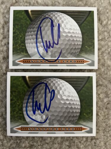 LPGA GOLFER CHARLEY HULL SIGNED GOLF SIGNATURE LOGO TRADING CARD PROOF Sexy - Picture 3 of 5