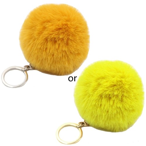 Pom Poms Keychain Pompoms Faux Puff Ball Keyrings for Girls Women eBay