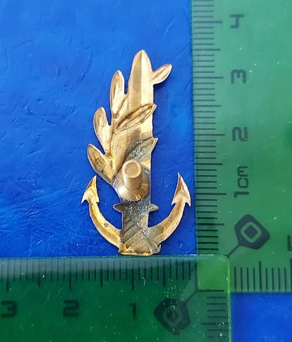 Israel IDF Army NAVY Marine Corps Officer Old Pin Badge 1960s - Picture 3 of 3