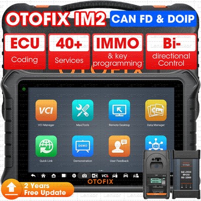 2024 OTOFIX IM2 XP1 PRO OBD2 Scanner ECU Coding IMMO Car Key Programming Tool