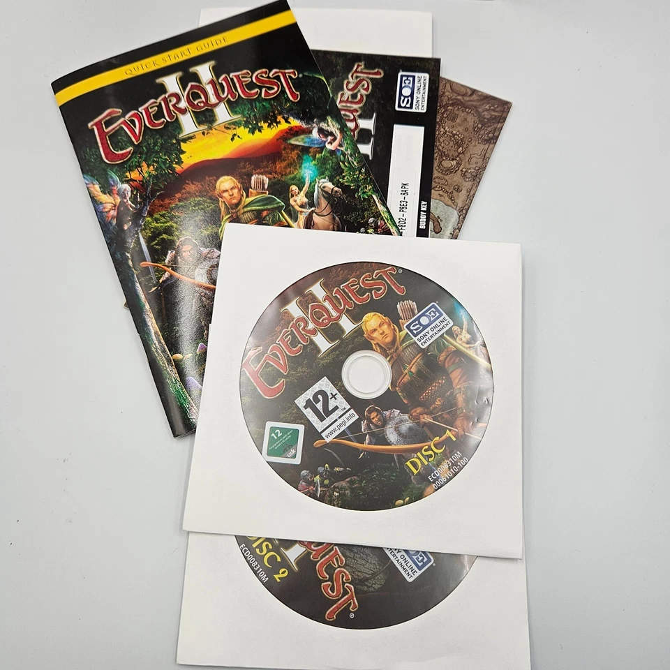 EVERQUEST II (2) Game (PC) Windows (c) Version 2004 SMALL BOX INC EXPANSION - Image 4 of 4