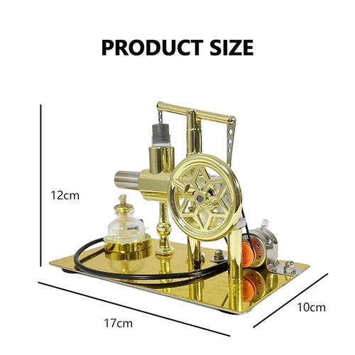 For Hot Air Engine Model Toy Micro Motor Power Generator Engine DIY Motor - Picture 7 of 14