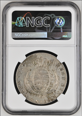 1813 IGS Germany Saxony Taler NGC MS62 Thaler, ex Dr. Walter