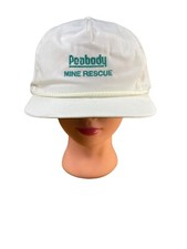 VTG Peabody Coal Company Mine Rescue Leather Back Cap