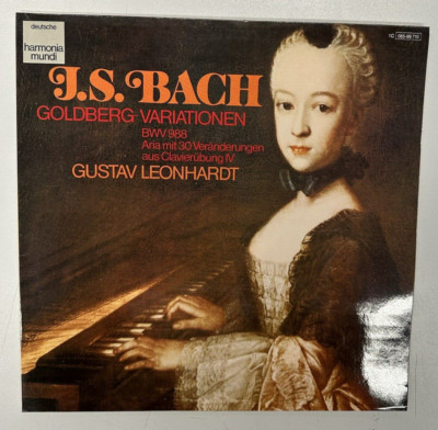 LP - Bach - Goldberg - Variationen BWV 988 Aria Mit 30 Veraenderungen