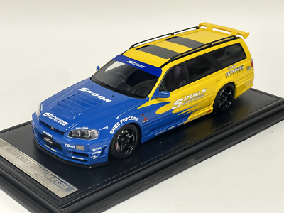 1/18 IVY Models Nissan R34 Stagea Custom Version Wagon in Spoon