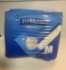 Fitright Ultra Absorbent Underwear Size Medium Medline 20 Count