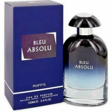  Bleu Absolu By Riiffs For Men.3.4oz.EDP. NIB & Factory Sealed