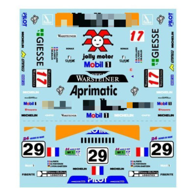 24K美術品 Museum Collection 1/24 Porsche 911 GT1 LM & '98 Suzuka Tobacco