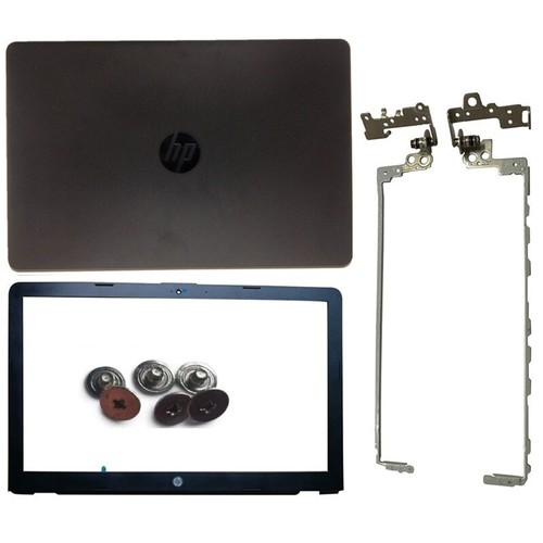 Nuevo para HP 15-BS 15-BW 15T-BR 15-BS234WM Cubierta Trasera LCD + Bisel Frontal + Bisagras Negro - Imagen 1 de 4
