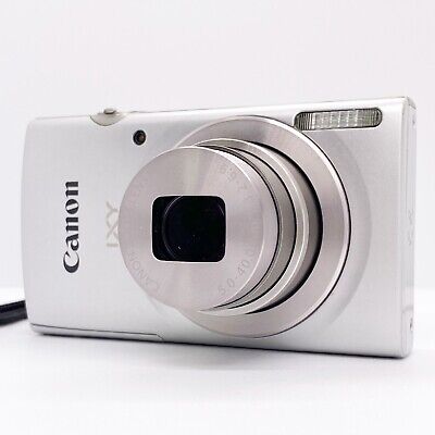 Canon PowerShot IXY 200 Silver ELPH 185 Digital Camera 20MP Canon PowerShot IXY 200 Silver ELPH 185 Digital Camera 20MP