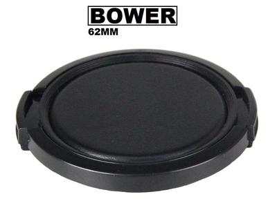 Bower 62mm Snap-on Front Camera Lens Cap (Black)