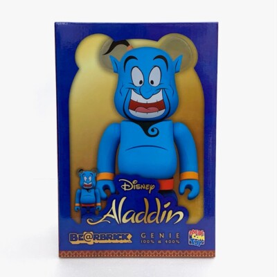BE@RBRICK GENIE 100% & 400% Set Disney Aladdin New Japan Bearbrick 