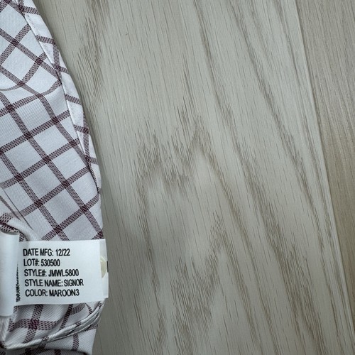 Johnnie-O Camicia Uomo XXL Stanford University Manica Lunga Prep-Form Elasticizzata - Foto 13 di 15