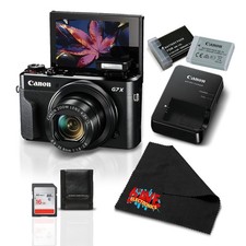 Canon PowerShot G7 X Mark II Digital Camera w/1 Inch CMOS Sensor and Tilt LCD...