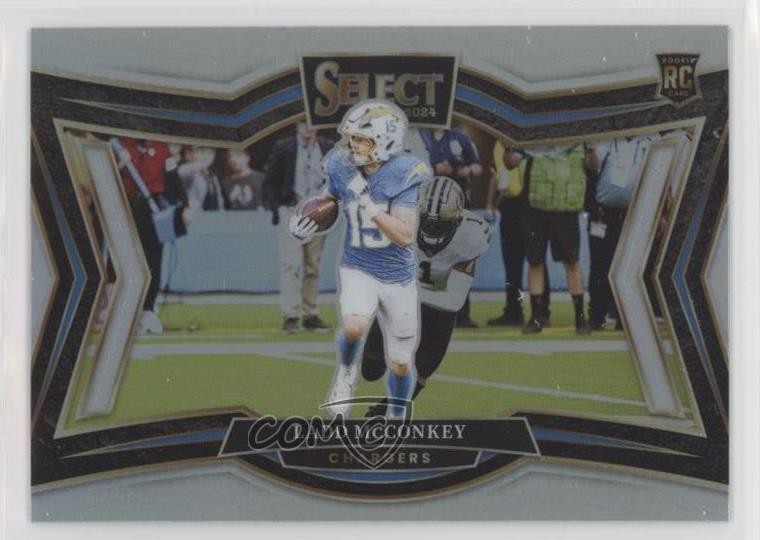 2024 Panini Select Field Level Silver Prizm Ladd McConkey #478 Rookie RC 0nr3