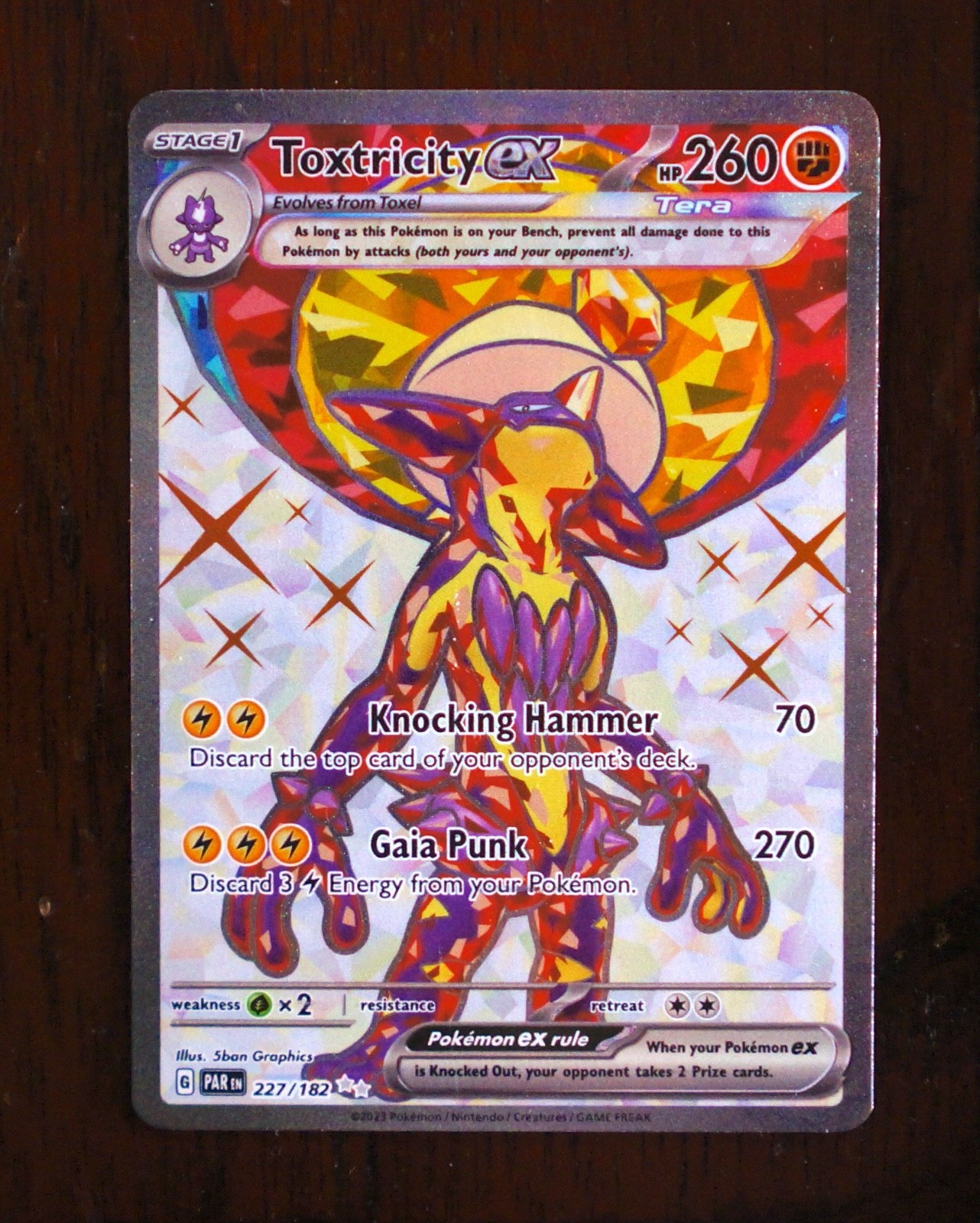 toxtricity ex pokemon card value Toxtricity ex 2023 Scarlet & Violet: Paradox Rift #227/182 Ultra Rare Price  Guide