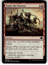 Empty the Warrens 118 Common Dominaria Remastered Magic: The Gathering Foil NM