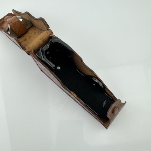 Supporto fotocamera Canon telemetro RF con custodia in pelle e livello vintage - Foto 6 di 10