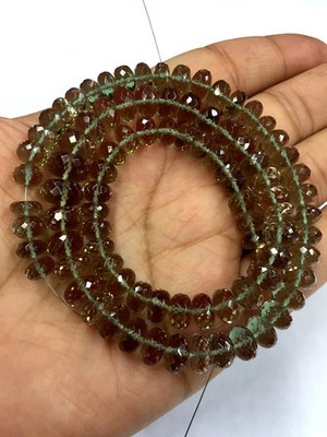 Extremely Beautiful Rare Color Changing Rondelle Beads Faceted Gemstone Beads.