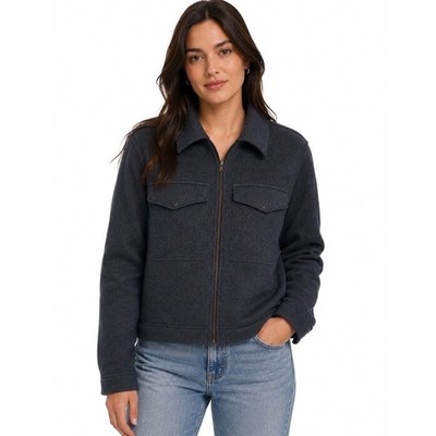 Patagonia Womens Better Sweater Zippered Chore Jacket Pitch Blue Sz XL NWT $159