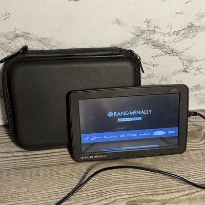 Rand McNally INTELLIROUTE TND730 Truck GPS w/ USB Cord & Case Bundle Tested