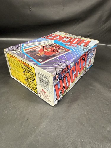 1989-90 Topps Hockey Box (36 Packs) BBCE Verified Wrapped Sakic RC Gretzky - Picture 12 of 12