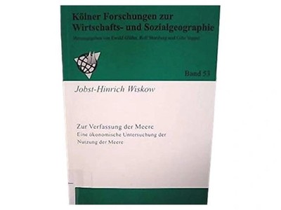 Meeresnutzung von Jobst-Hinrich Wiskow Wirtschaft Sachbuch Taschenbuch Deutsch