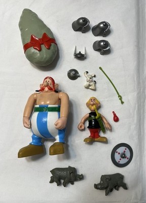 Vintage ASTERIX & OBELIX Play Asterix TOY CLOUD 1980 COMPLETE SET LOT