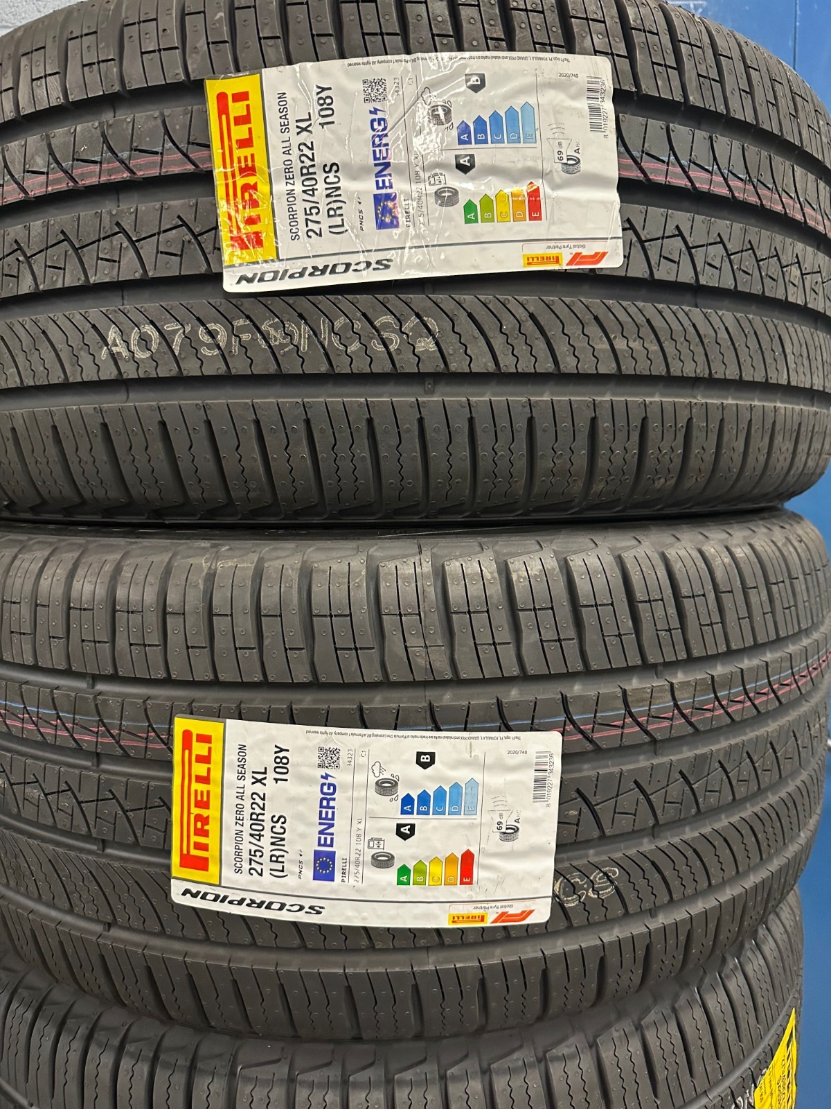 4X 275/40R22 Pirelli Scorpion Zero ALL SEASON 108Y XL NCS LAND ROVER - 275 40 22