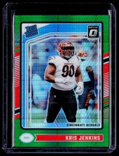 2024 Donruss Optic #265 Kris Jenkins Green Hyper